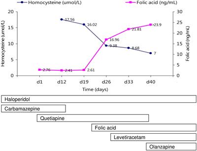 Case report: Rare variants in the MTRR gene, 66GG and 524TT cause hyperhomocysteinemia and folic acid deficiency linked to schizophrenia